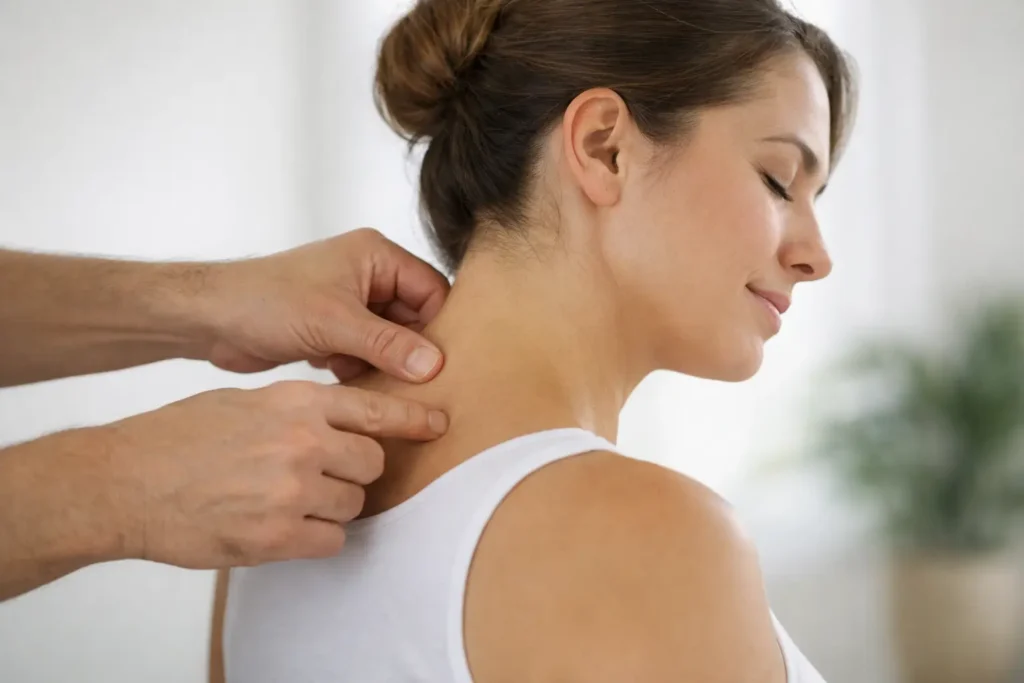 Acupressure for Neck and Shoulder Tension
